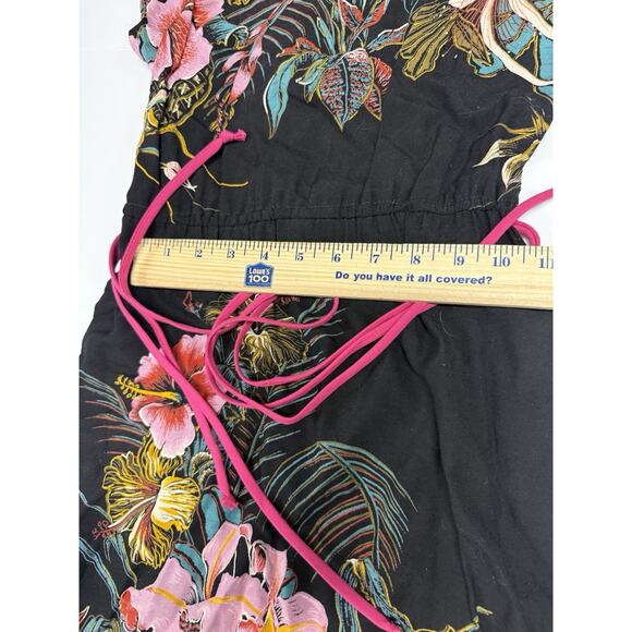 Vintage John Richard Hawaiian Dress Women's 5 Floral Tropical 80s - Picture 3 of 7